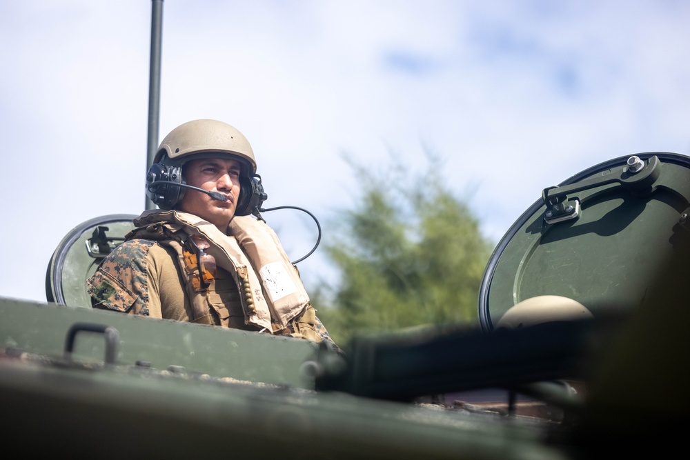 AAVs and ACVs at Camp Schwab Beach