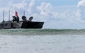 AAVs and ACVs at Camp Schwab Beach