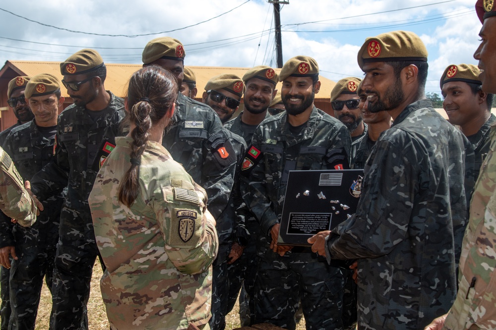 5th SFAB's Plaque Presentation to Multinational Partners