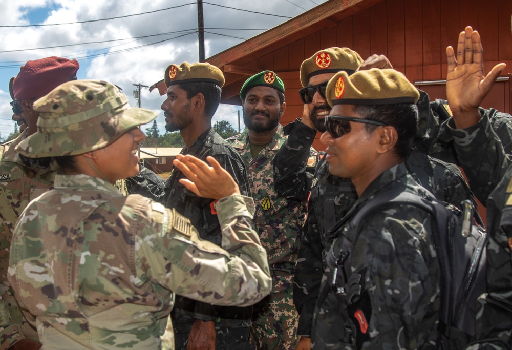 5th SFAB's Plaque Presentation to Multinational Partners