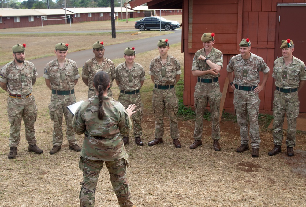 5th SFAB's Plaque Presentation to Multinational Partners