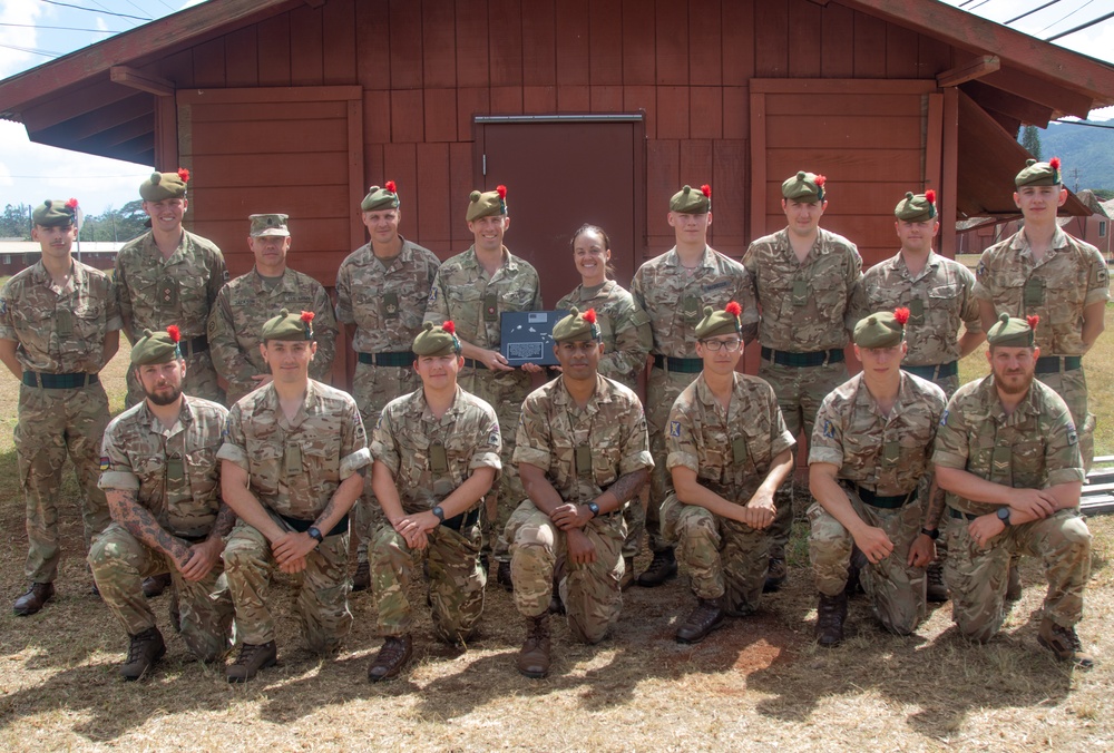 5th SFAB's Plaque Presentation to Multinational Partners