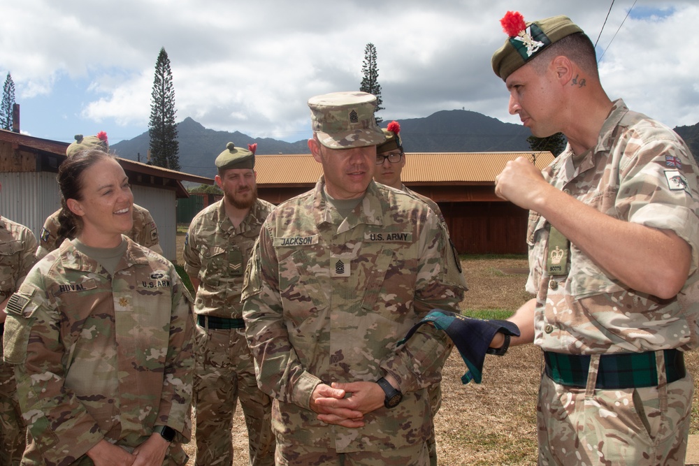 5th SFAB's Plaque Presentation to Multinational Partners