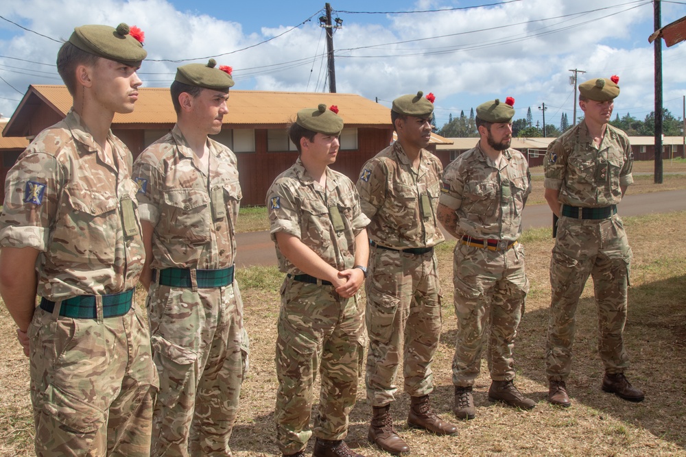 5th SFAB's Plaque Presentation to Multinational Partners