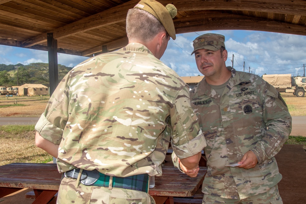 5th SFAB's Plaque Presentation to Multinational Partners