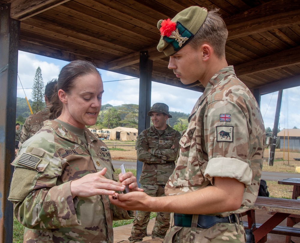 5th SFAB's Plaque Presentation to Multinational Partners