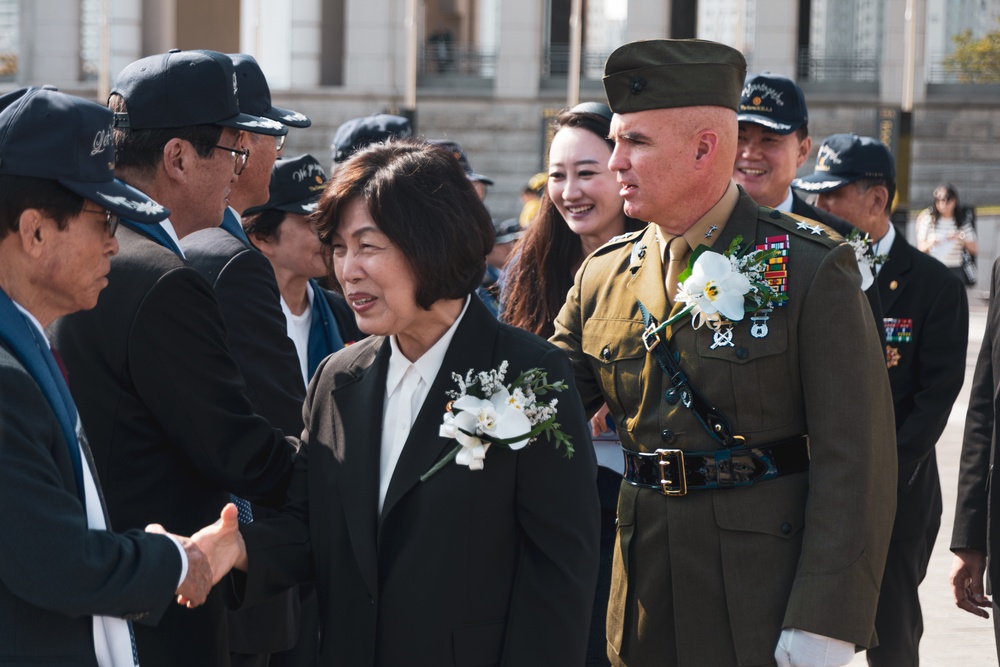 MARFORK Participates in the 74th Commemoration Ceremony of the Battle of Jangjin (Chosin) Reservoir