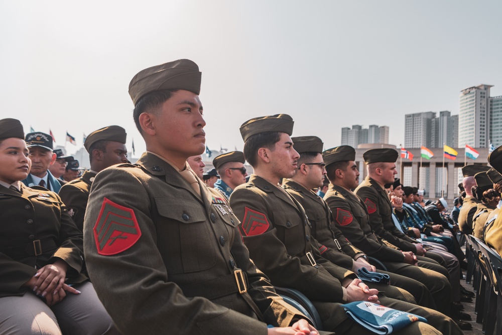 MARFORK Participates in the 74th Commemoration Ceremony of the Battle of Jangjin (Chosin) Reservoir