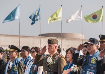 MARFORK Participates in the 74th Commemoration Ceremony of the Battle of Jangjin (Chosin) Reservoir