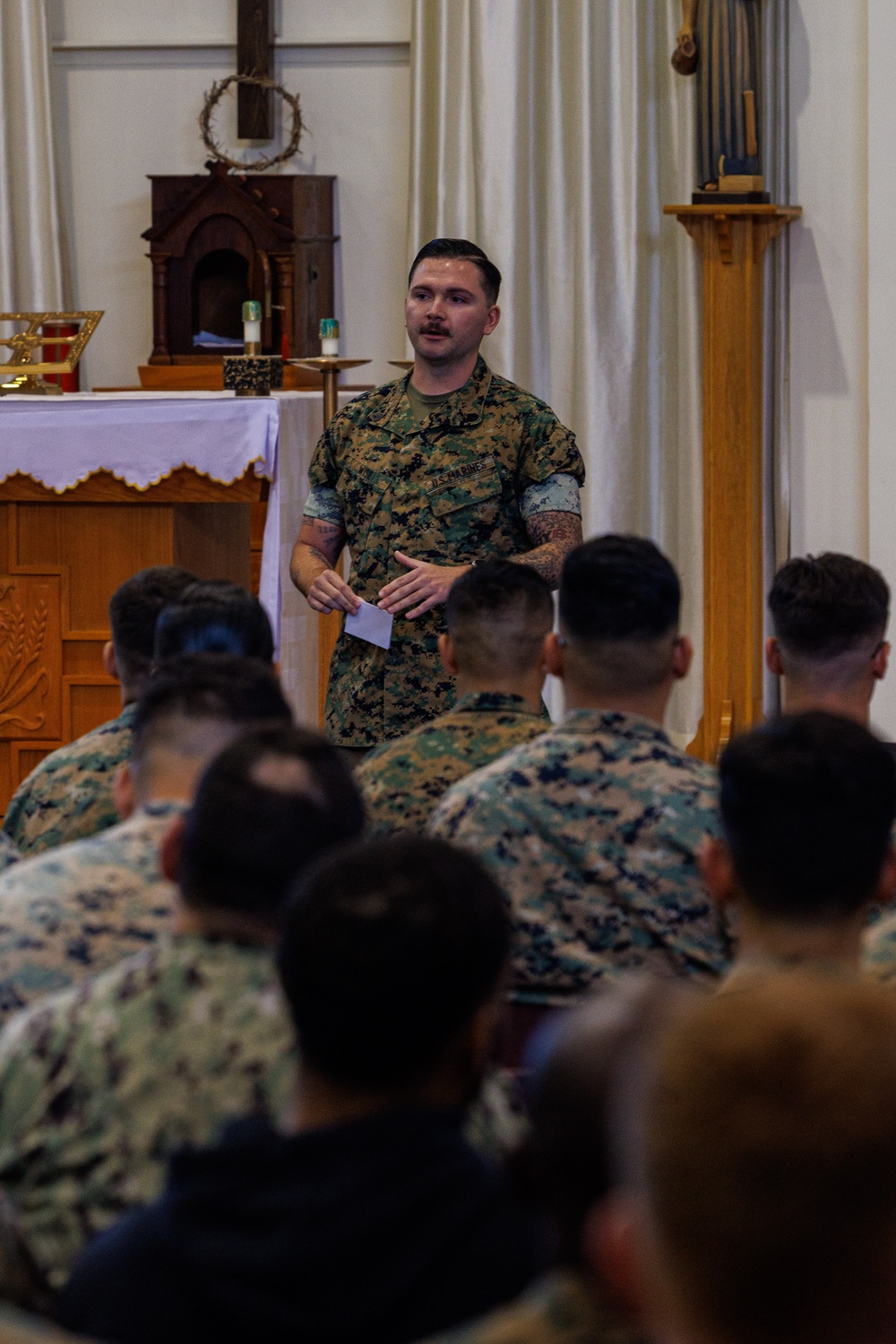 U.S. Marines graduate Lance Corporal Seminar