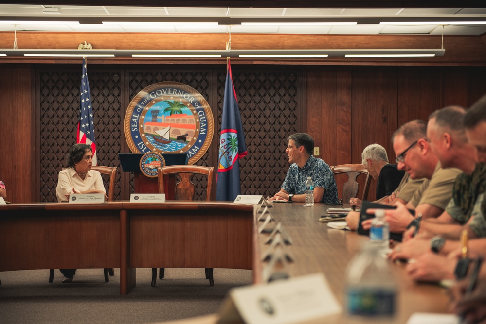 Navy Acting Under Secretary Mancinelli Meets with Guam Governor to Discuss Strategic Partnerships