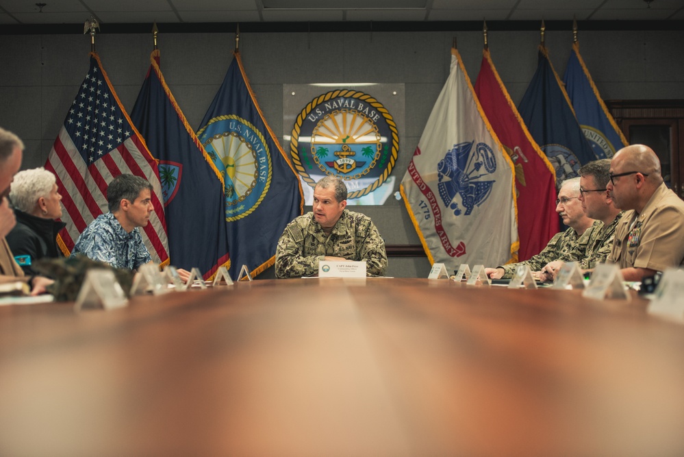 Navy Acting Under Secretary Mancinelli Receives Briefing and Tour of Naval Base Guam