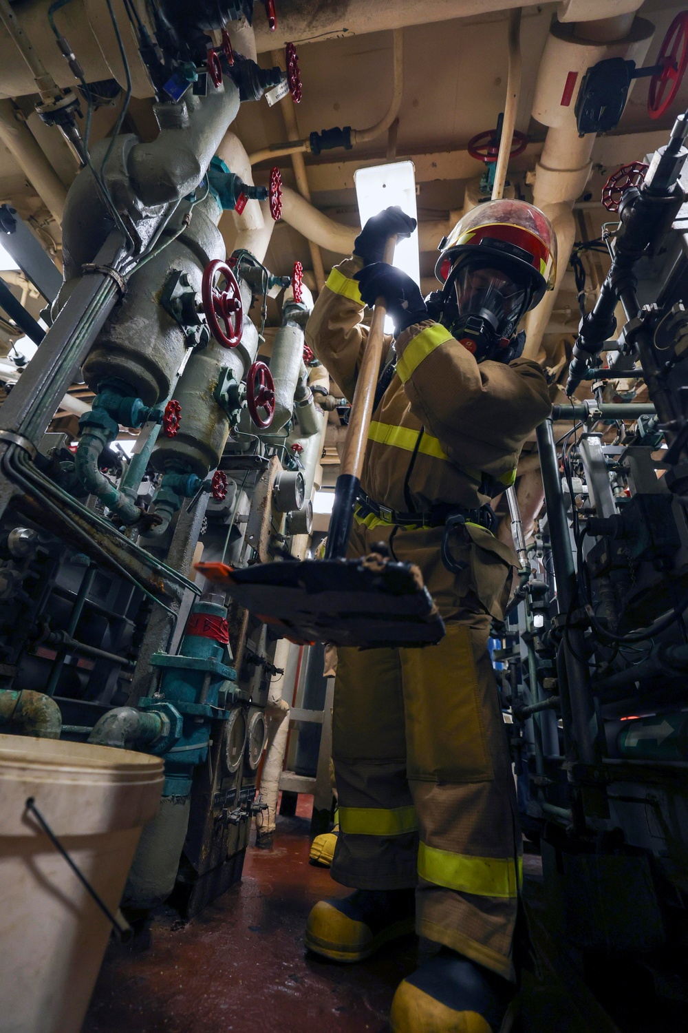 USS Arleigh Burke Damage Control Drills