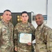 The U.S. Army 1-57 ADAR Battalion Command Team Recognizes Soldiers for their Outstanding Actions