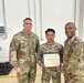 The U.S. Army 1-57 ADAR Battalion Command Team Recognizes Soldiers for their Outstanding Actions
