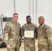 The U.S. Army 1-57 ADAR Battalion Command Team Recognizes Soldiers for their Outstanding Actions