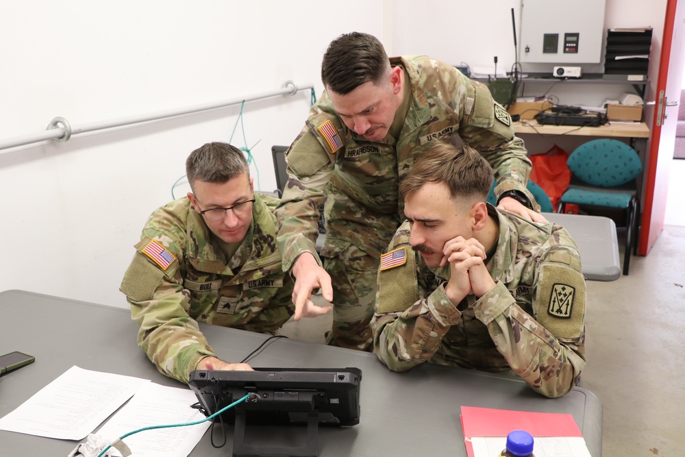 Charlie BTRY 5-4 ADAR, Computer Simulation Training.