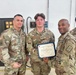 The U.S. Army 1-57 ADAR Battalion Command Team Recognizes Soldiers for their Outstanding Actions