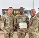 The U.S. Army 1-57 ADAR Battalion Command Team Recognizes Soldiers for their Outstanding Actions