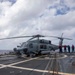 USS Ralph Johnson Conducts Flight Operations.