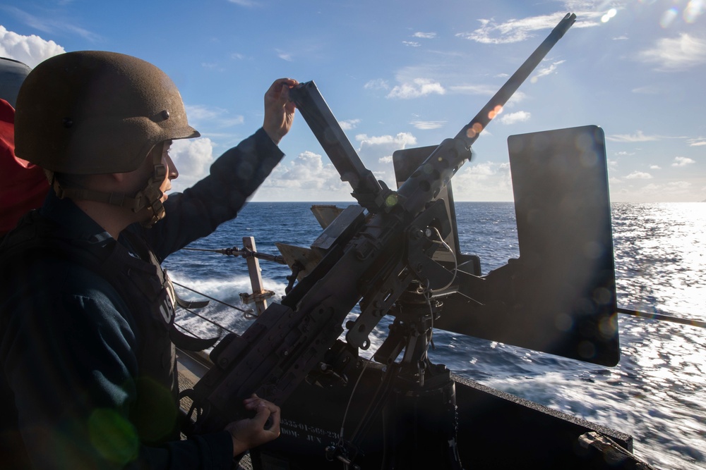 USS Higgins Conducts Training Drill