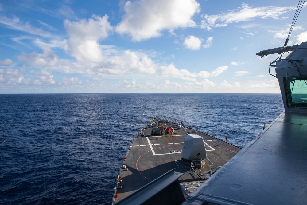 USS Higgins Conducts Training Drill