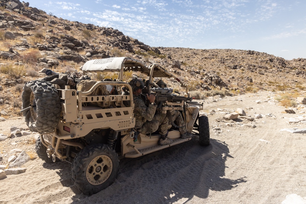 10th SFG (A) Special Forces Operators complete training rotation in California desert