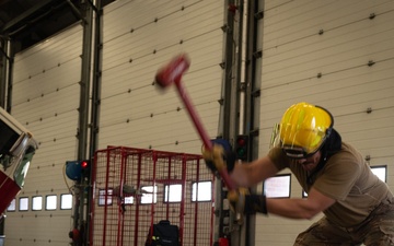 Teams Compete in RAF Mildenhall’s 2024 Fire Muster Challenge