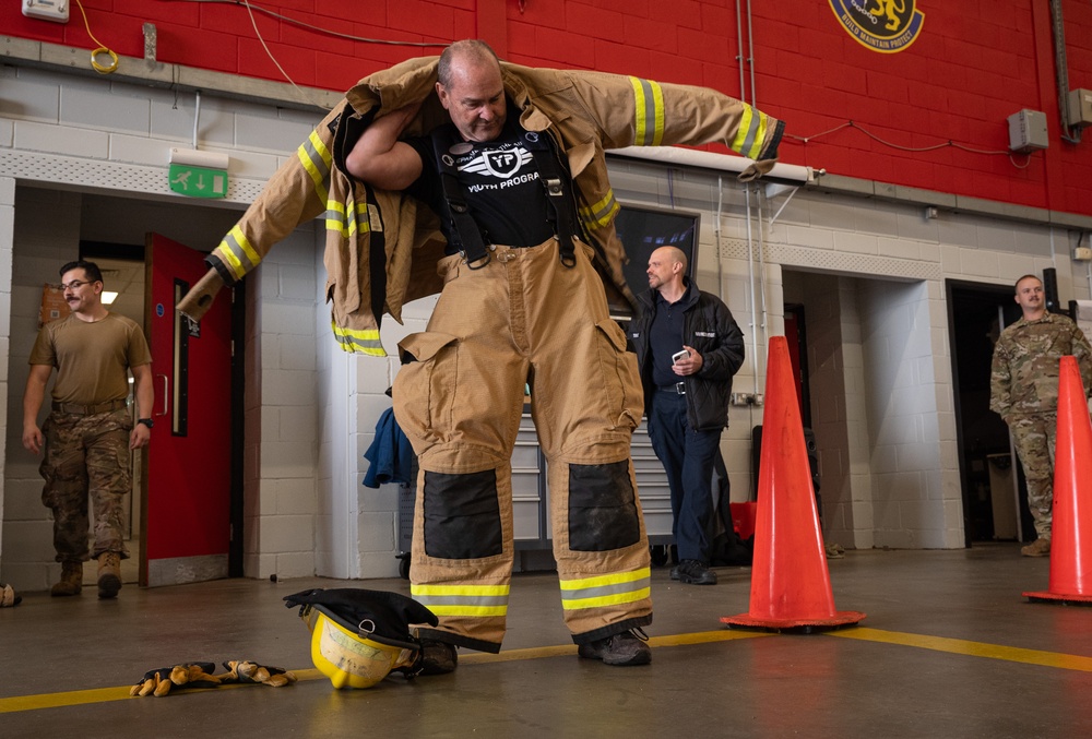 Teams Compete in RAF Mildenhall’s 2024 Fire Muster Challenge