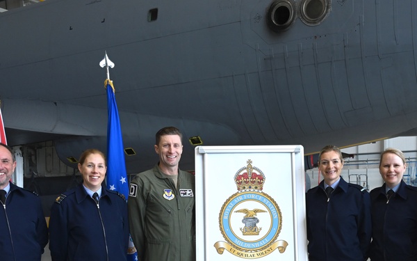 90th anniversary of RAF Mildenhall marked by unveiling of new station crest, ‘Tudor Crown’