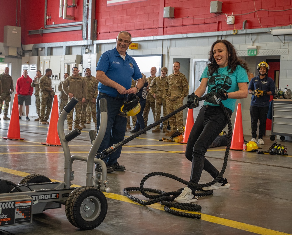 Teams Compete in RAF Mildenhall’s 2024 Fire Muster Challenge