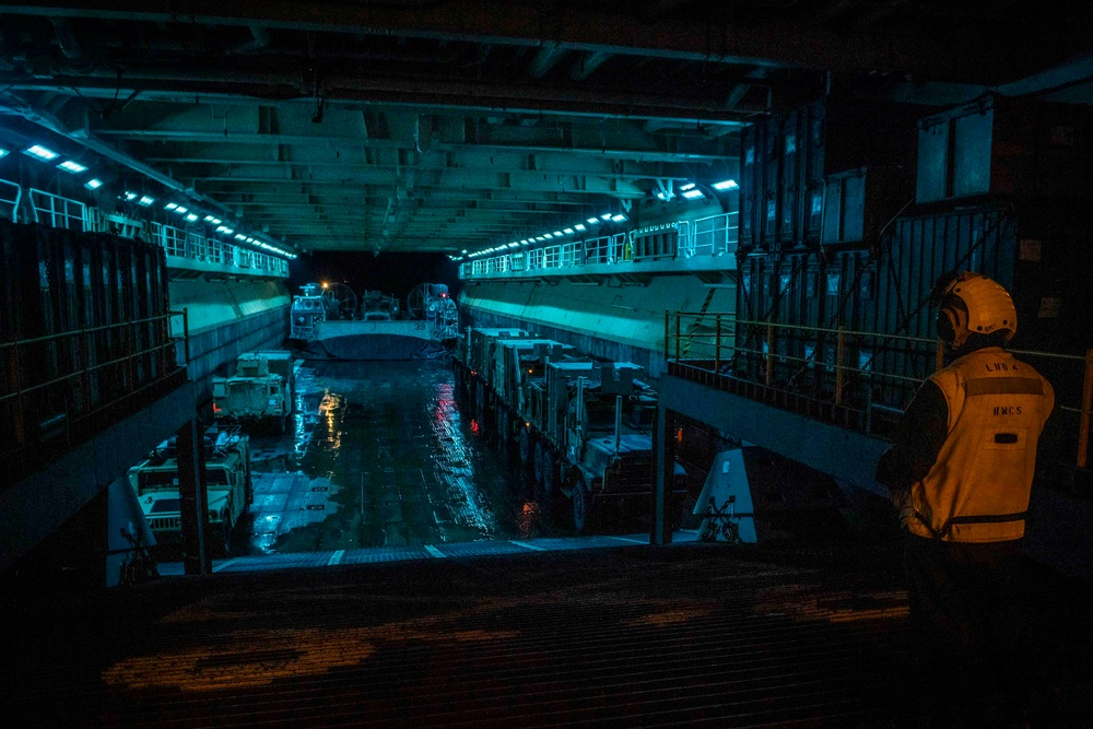 Well Deck Operations aboard Boxer