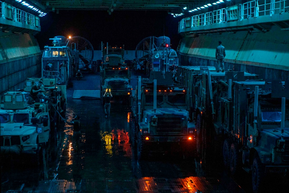 Well Deck Operations aboard Boxer