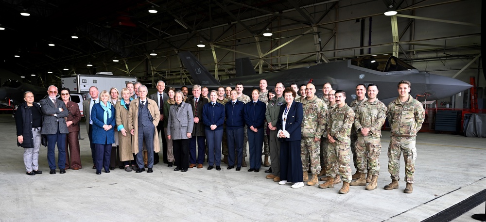 Team Mildenhall, Liberty Wing host High Sheriffs, HM Vice-Lord Lieutenants, Deputy Lieutenants for familiarization visit