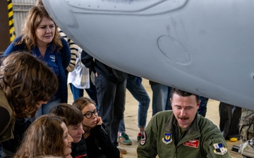 German, Polish students tour Spangdahlem AB as part of longest running exchange program in Rheinland-Pfalz