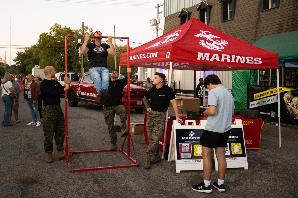 Marines have landed at the West Side Nut Club Fall Festival