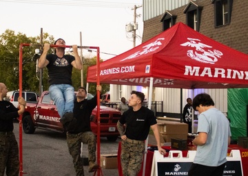 Marines have landed at the West Side Nut Club Fall Festival