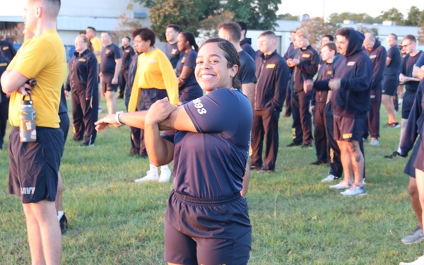 NIOC Pensacola's MWR Sailors Intercept Monthly PT