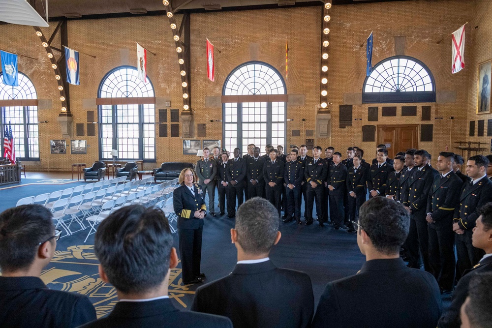 CNO Speaks with International Midshipmen