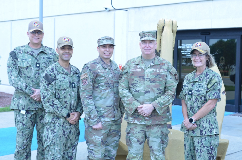 Defense Health Network Central Director and Senior Enlisted Leader visit Naval Health Clinic Corpus Christi