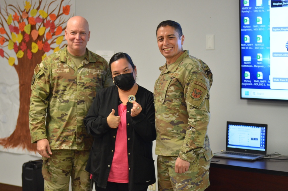 Defense Health Network Central Director and Senior Enlisted Leader visit Naval Health Clinic Corpus Christi