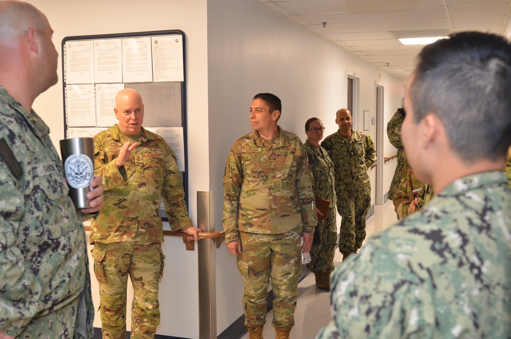 Defense Health Network Central Director and Senior Enlisted Leader visit Naval Health Clinic Corpus Christi