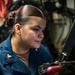 Nimitz Sailor Tests Calibration of Hold-Back Bar