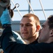 Nimitz Sailors Conduct Maintenance on Searchlight