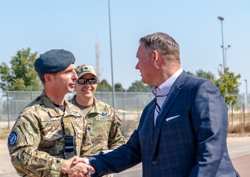 Royal Air Force Air Marshal Godfrey Visit to Schriever SFB