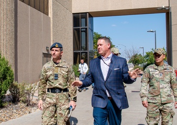 Royal Air Force Air Marshal Godfrey Visit to Schriever SFB