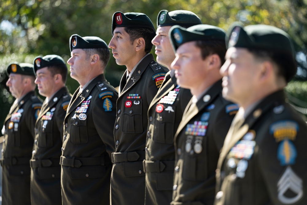 1st Special Forces Command (Airborne) Wreath-Laying Ceremony to Commemorate President John F. Kennedy's Contributions to the U.S. Army Special Forces