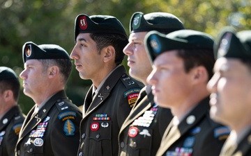 1st Special Forces Command (Airborne) Wreath-Laying Ceremony to Commemorate President John F. Kennedy's Contributions to the U.S. Army Special Forces