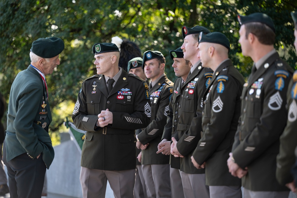 1st Special Forces Command (Airborne) Wreath-Laying Ceremony to Commemorate President John F. Kennedy's Contributions to the U.S. Army Special Forces