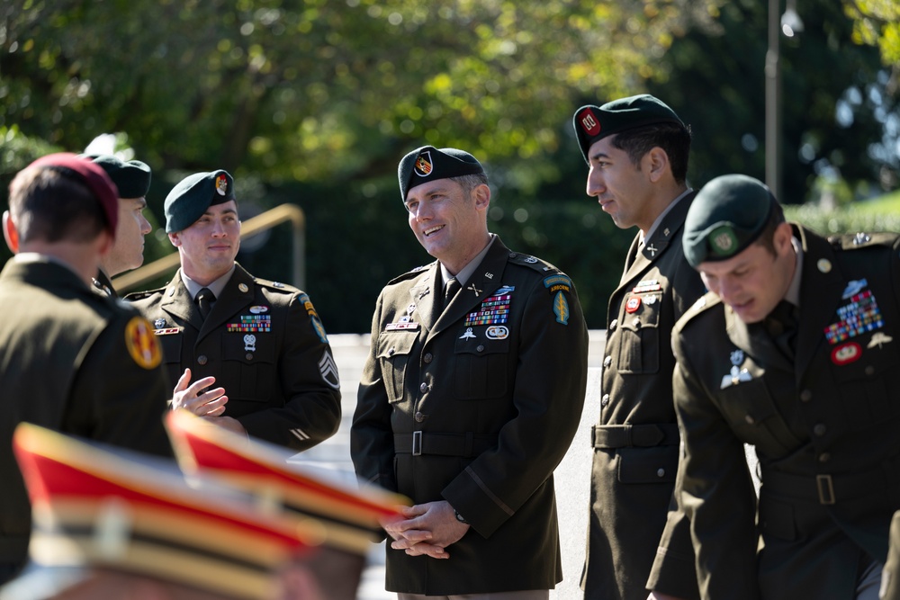 1st Special Forces Command (Airborne) Wreath-Laying Ceremony to Commemorate President John F. Kennedy's Contributions to the U.S. Army Special Forces